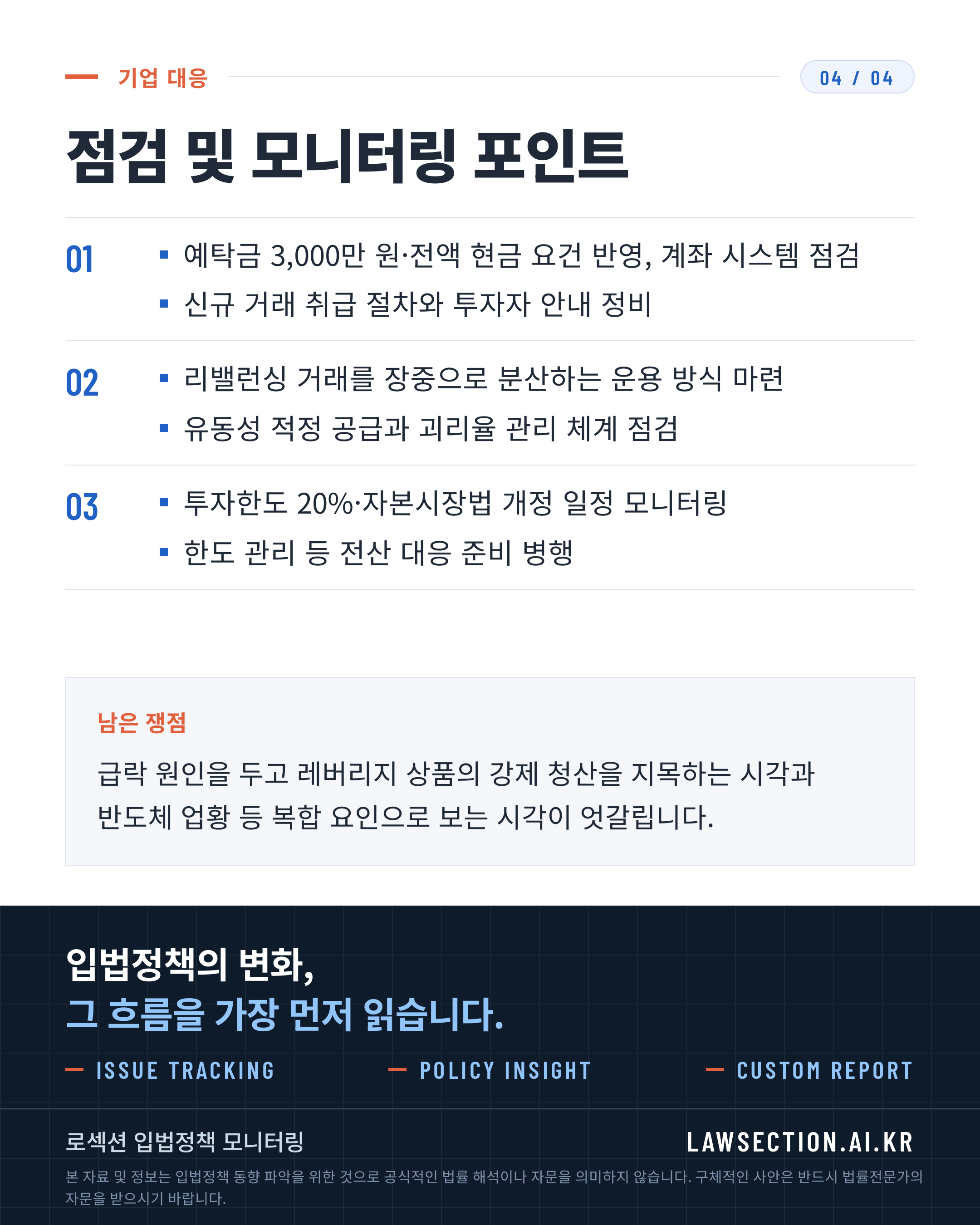 단일종목 레버리지 규제 — 4/4