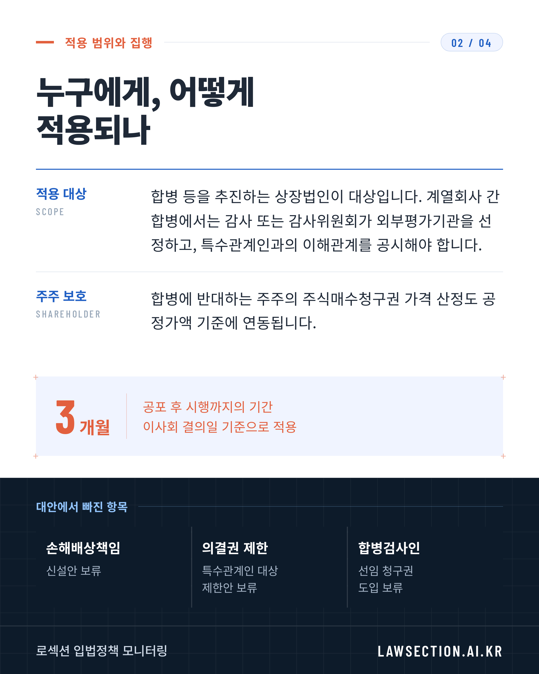 합병가액 공정산정법, 정무위 통과 — 2/4